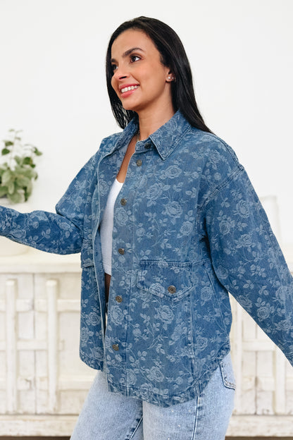Roses Are Red Floral Shacket - 2 Colors!