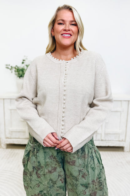 A Girl & Her Pearls Top