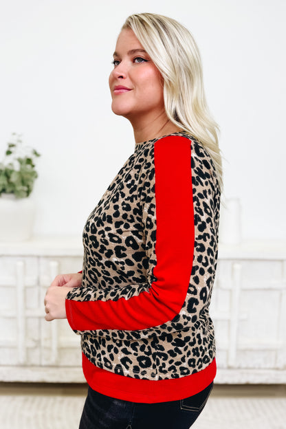 It's Go Time Leopard Top