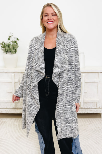 Light As A Heather Knit Cardigan