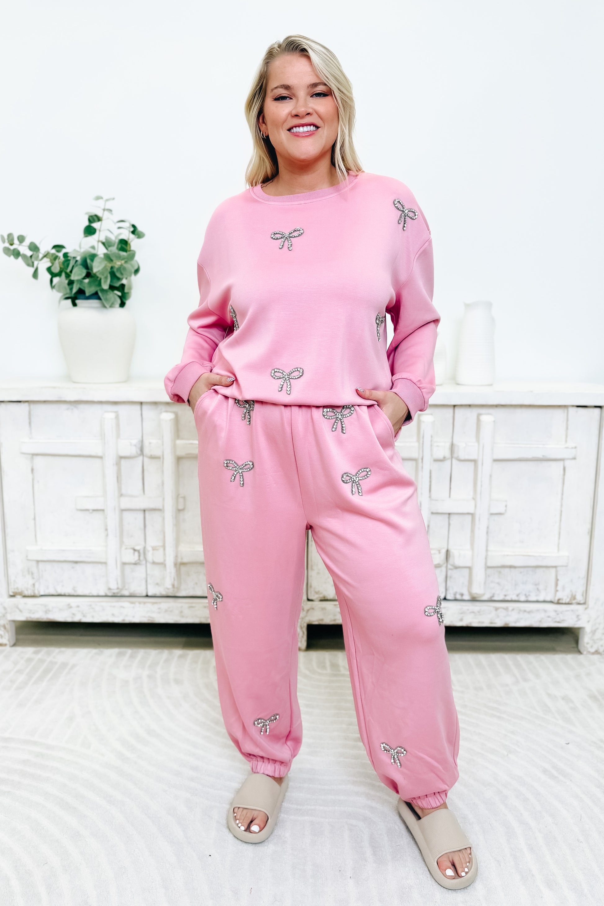 All Tied Up Pants Set- 3 Colors!