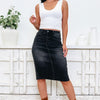 Push The Limits By Judy Blue - High Rise Embellished Mid Length Skirt