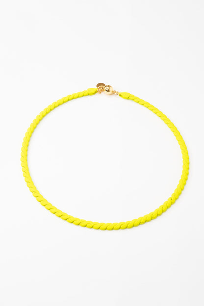 Always More Necklace - Matte Neon Yellow