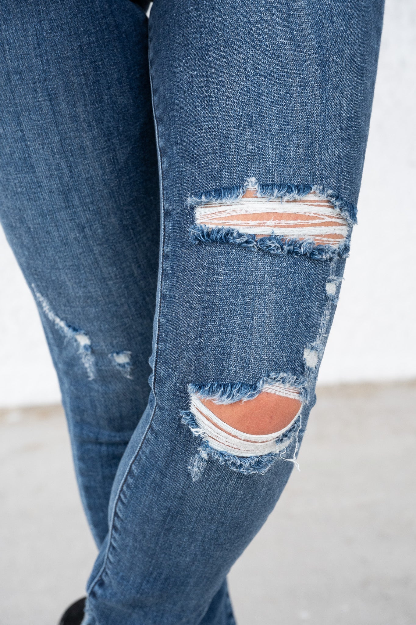 Judy Blue Bitter Sweet High Rise Skinny Destroy Jeans