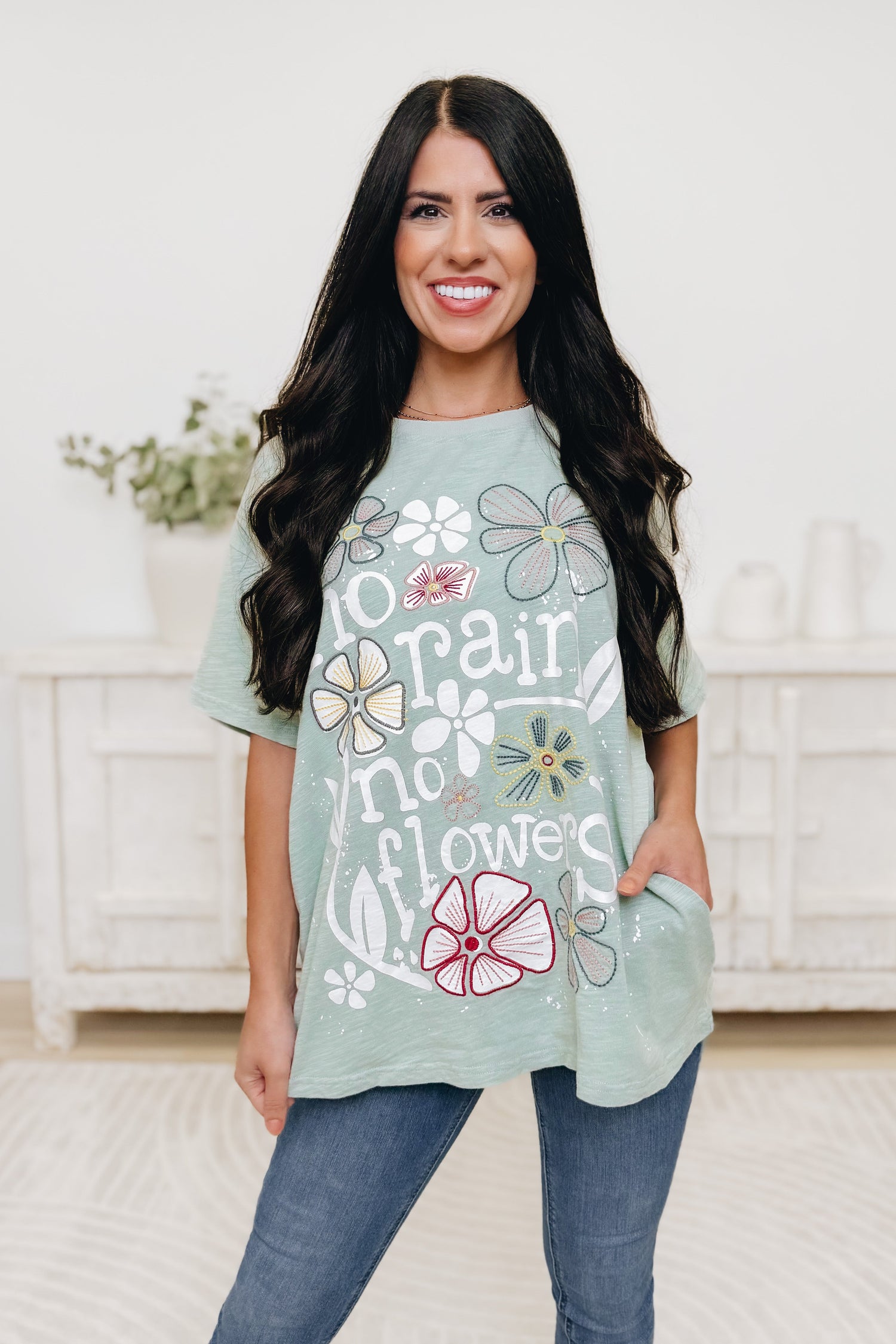 No Rain No Flowers Graphic Tee