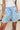 Stylin' Miss Daisy Floral Shorts - Sky Blue
