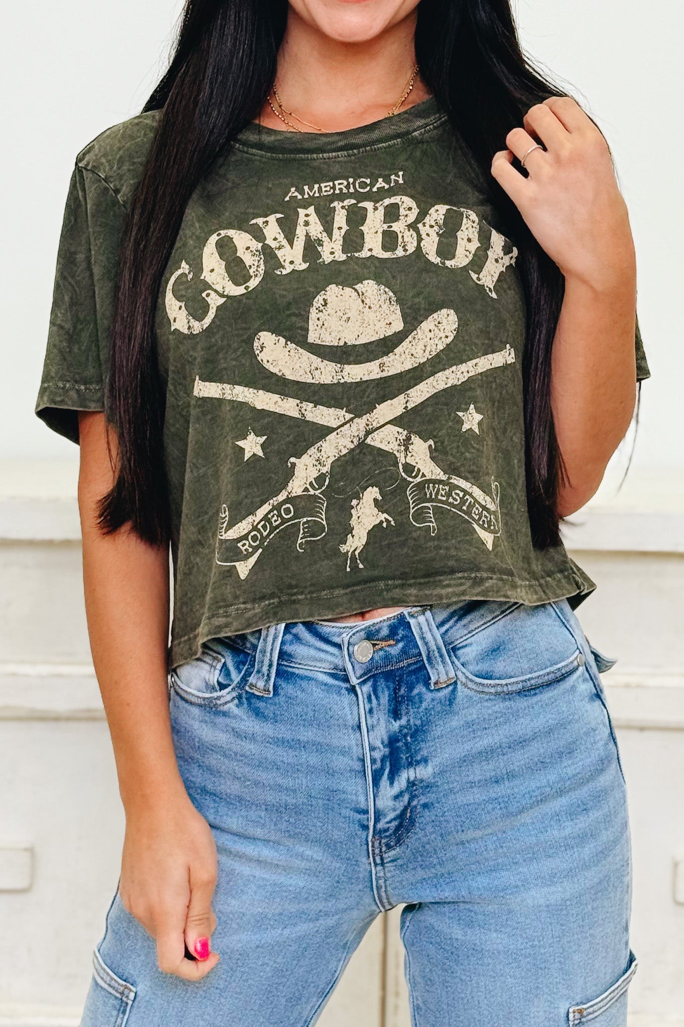 American Cowboy Graphic Tee - 3 Colors!