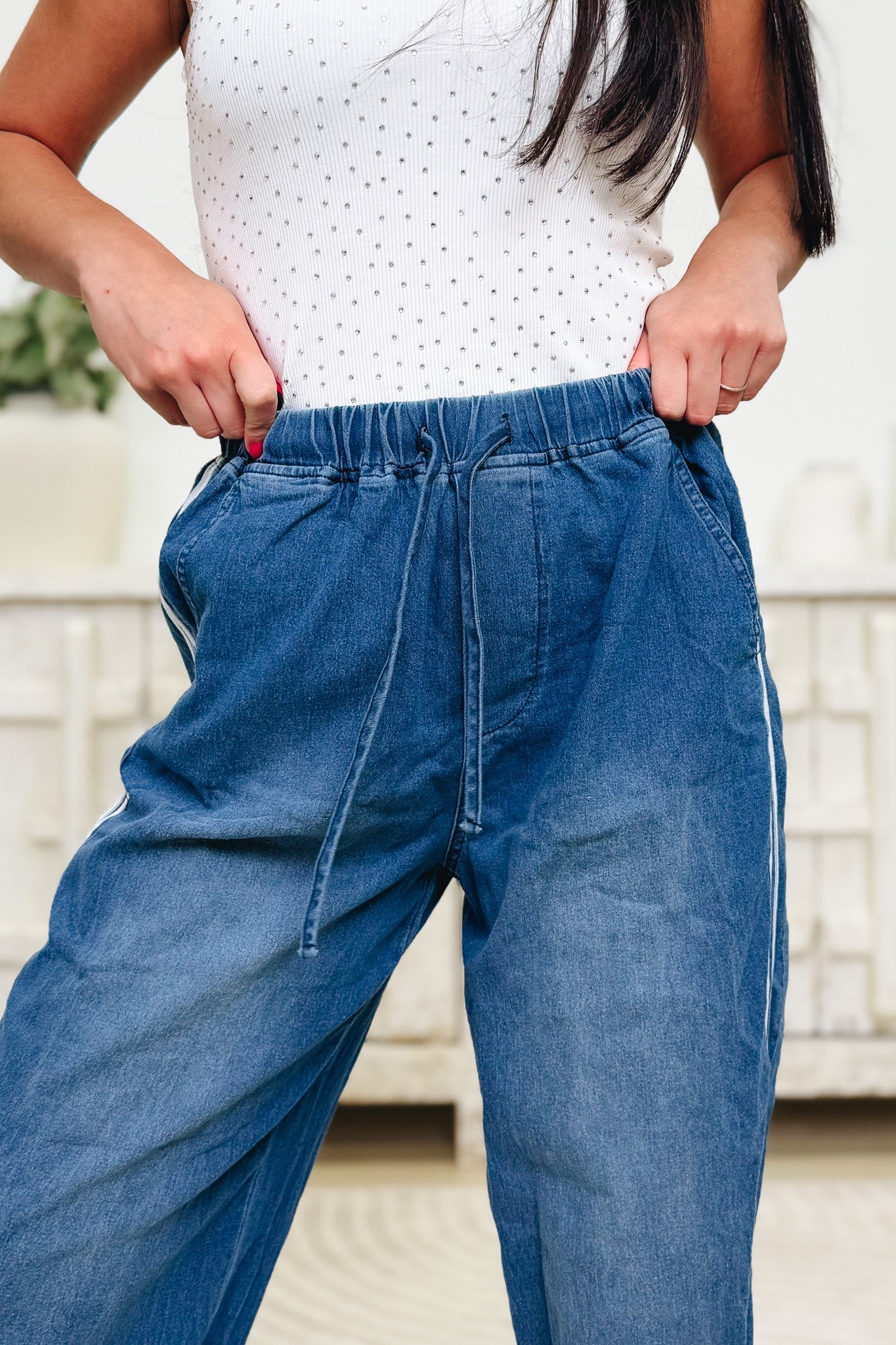 On Point Bow Pants - Off White
