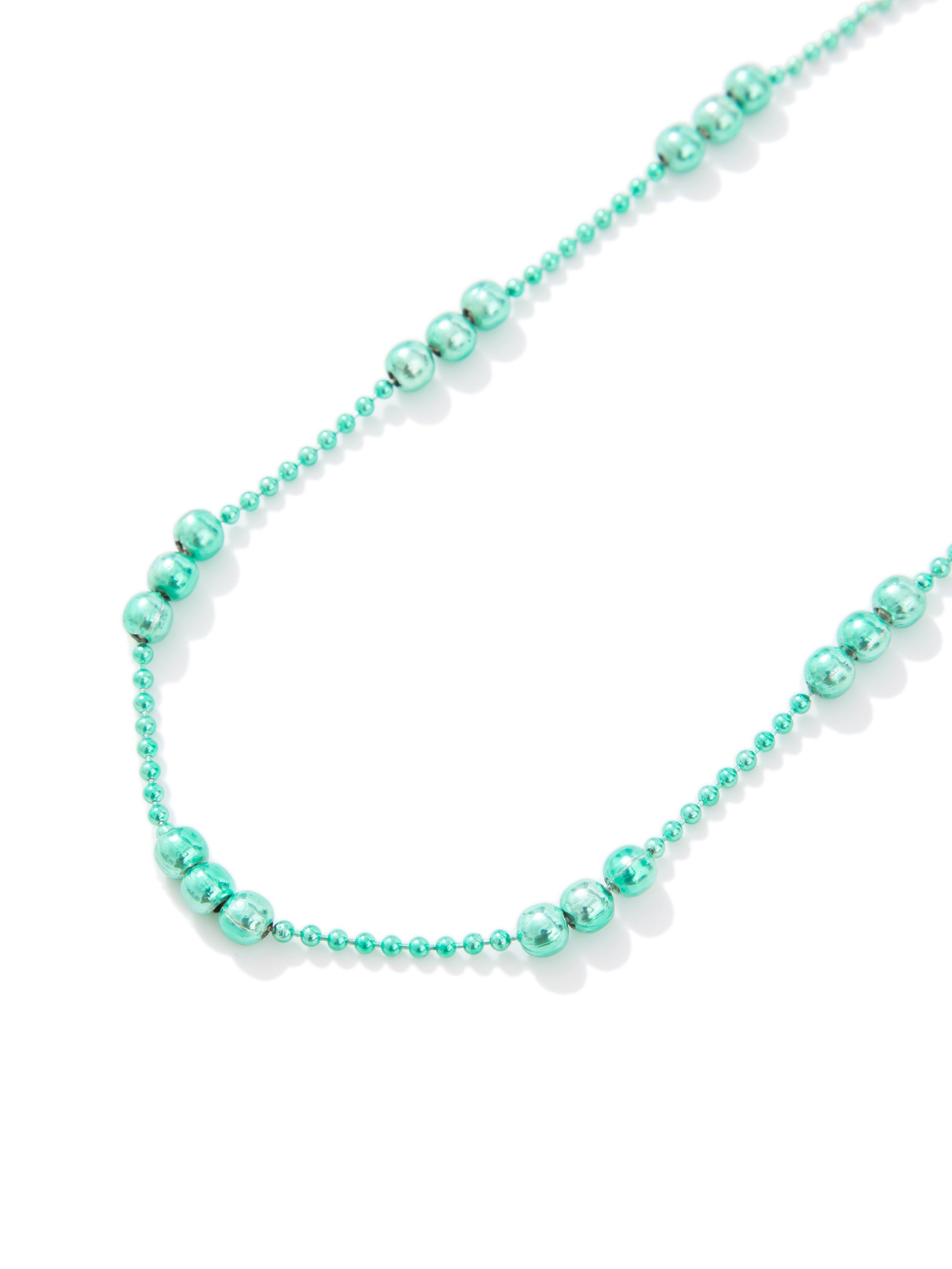 Goosebumps Necklace - Metallic Aquamarine