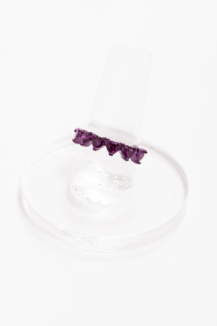 So Beautiful Ring - Metallic Mulberry