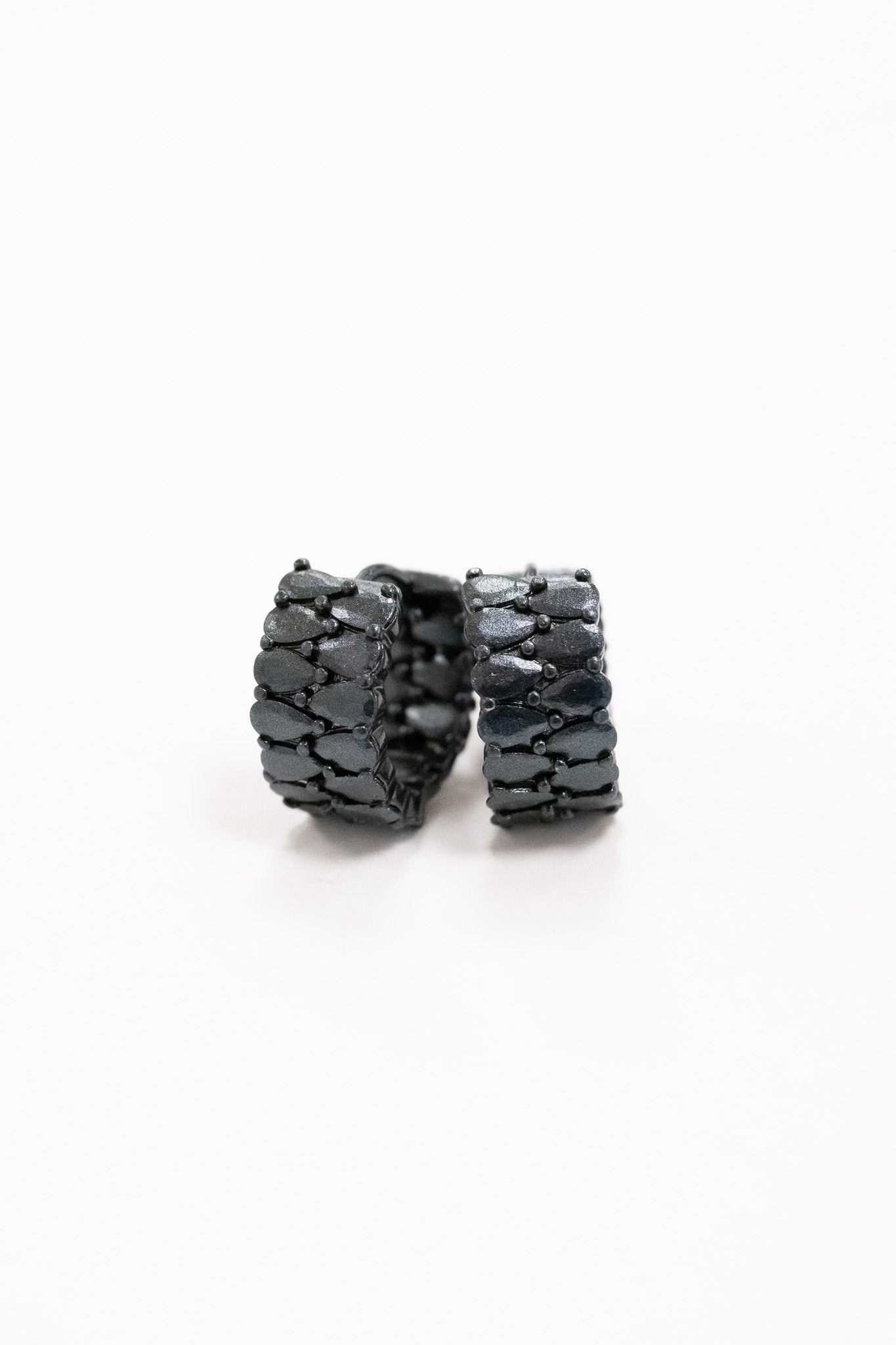 Let You Love Me Earrings - Metallic Graphite