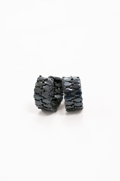 Let You Love Me Earrings - Metallic Graphite