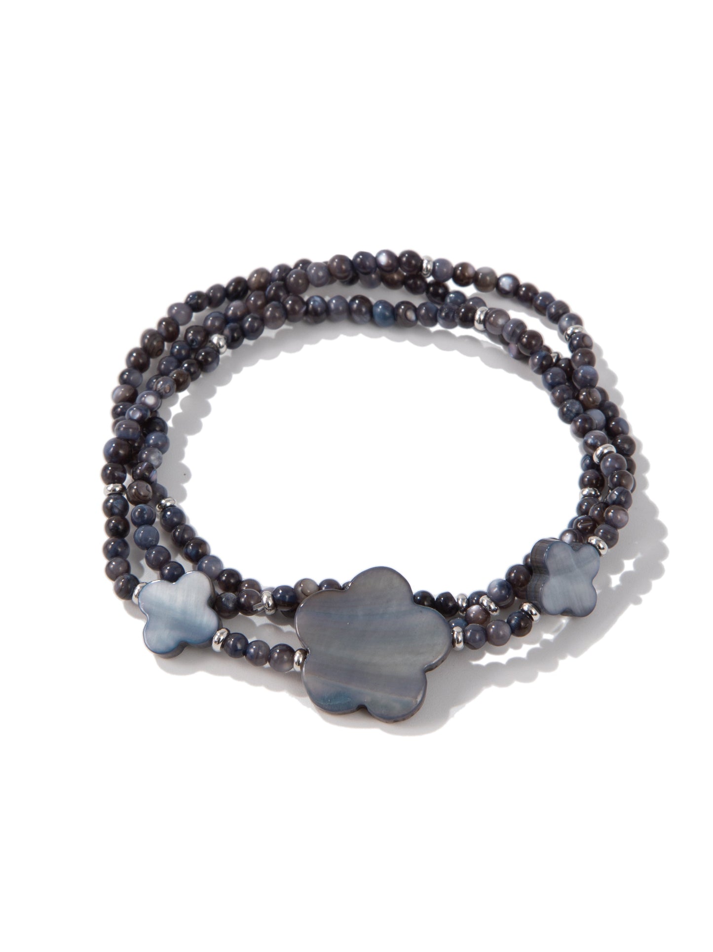 Night Flower Bracelet Set - Midnight