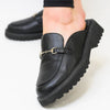Corky's Wingin It Mules - Black Smooth