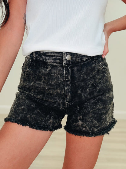 Rising Sun Denim Shorts - 5 Colors!
