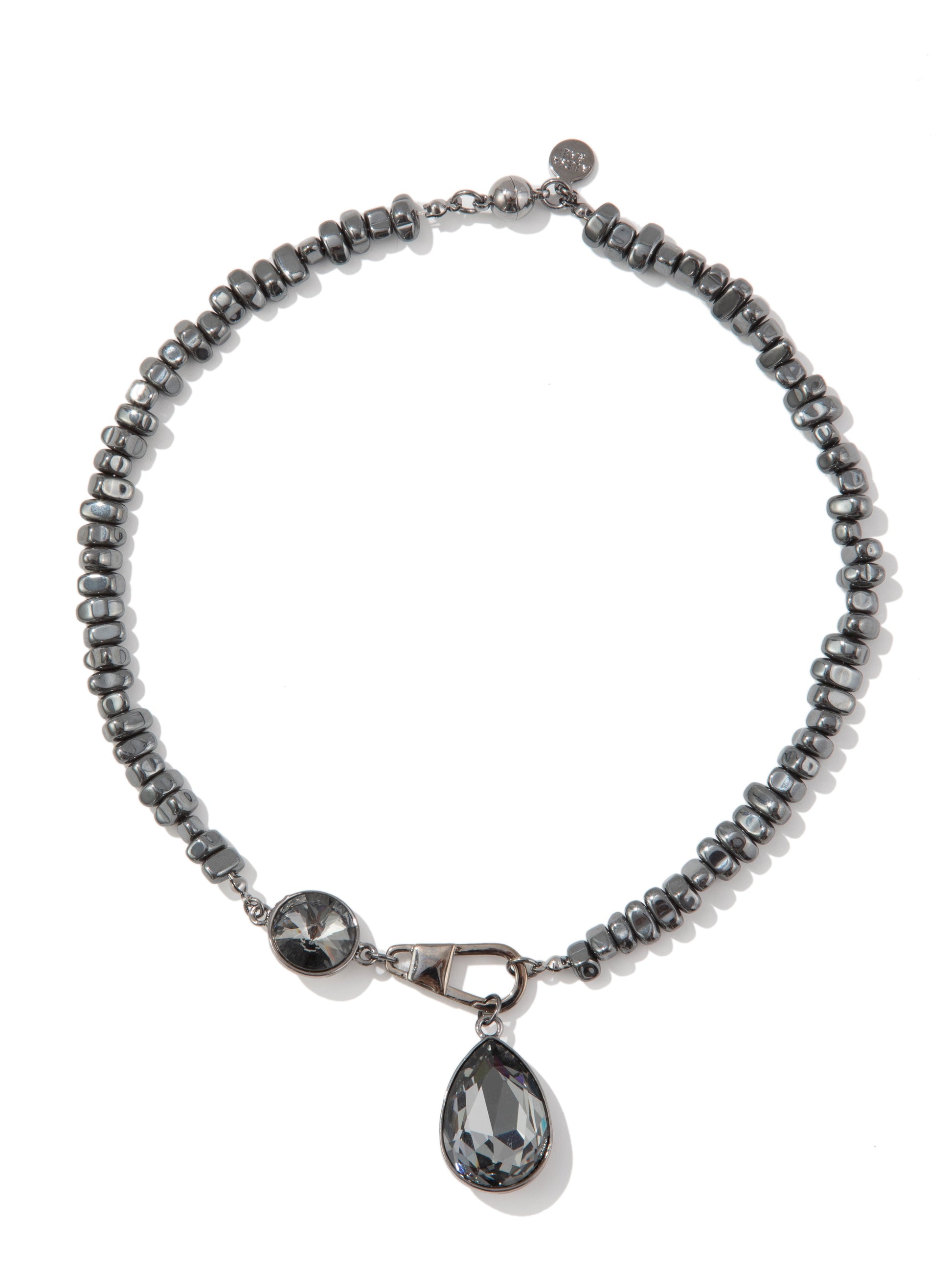 Rock Candy Necklace - Gunmetal