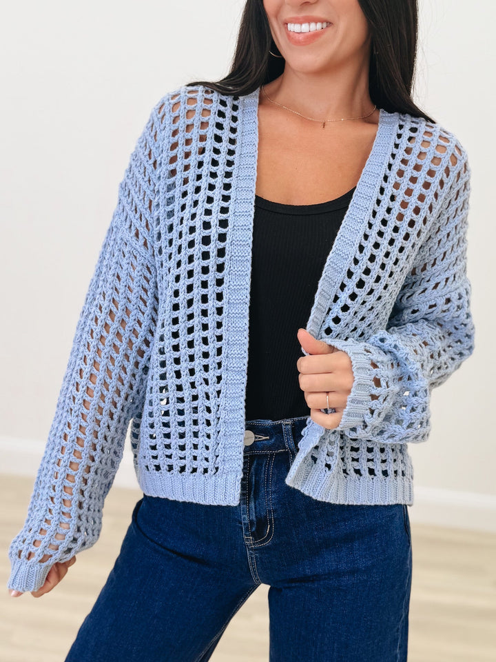Open Horizons Crochet Cardigan- 3 Colors!