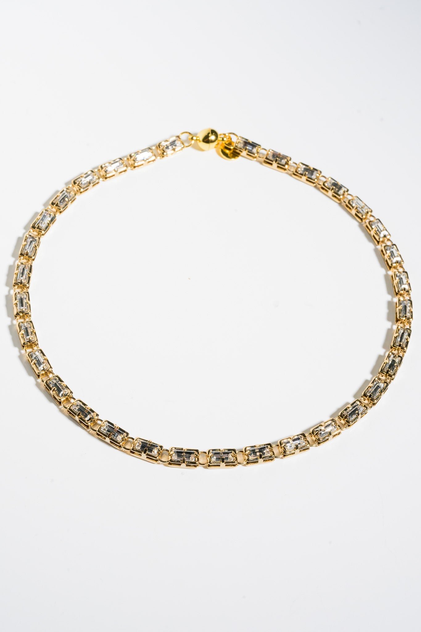 Harbor Mist Necklace - Metallic Linen