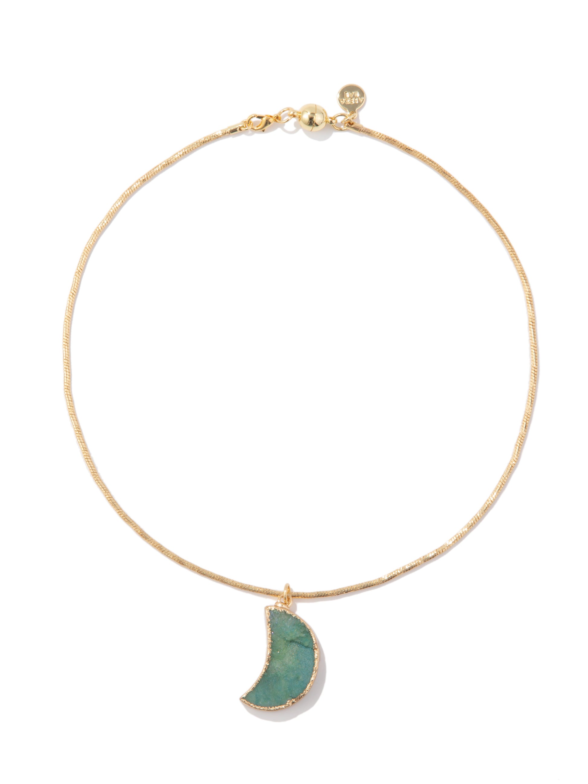 Anabella Necklace - Gold Waterfall Moon