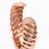 Crescent Moon Bracelet - Metallic Cinnamon