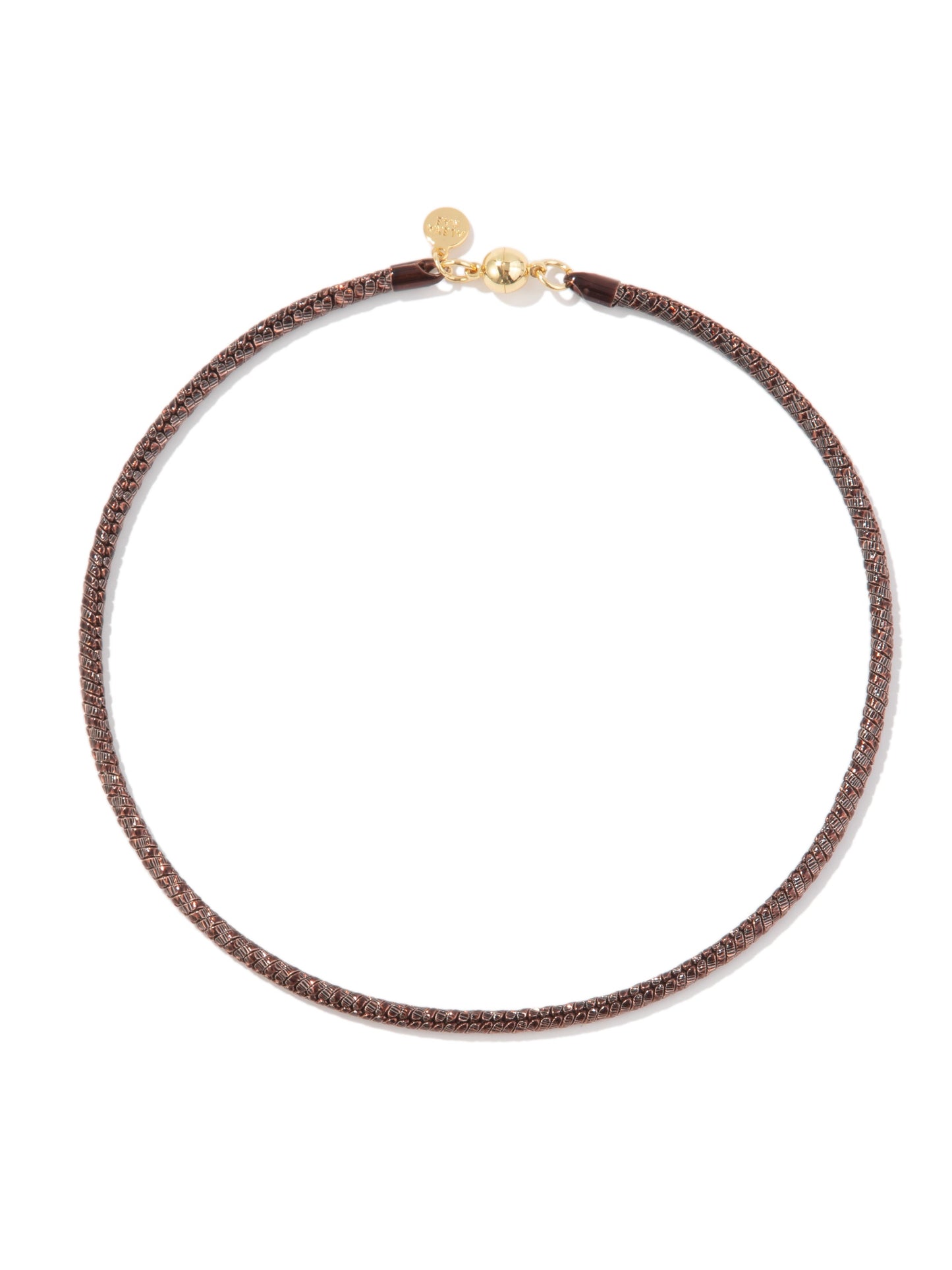 Isla Necklace - Metallic Truffle