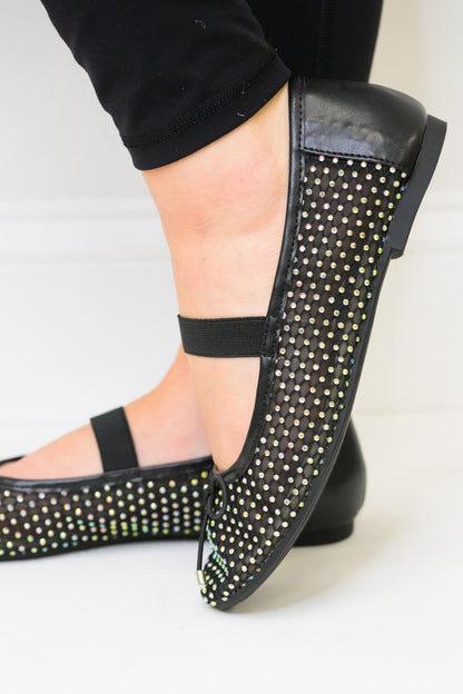 MIA Unica Flats - Black Mesh
