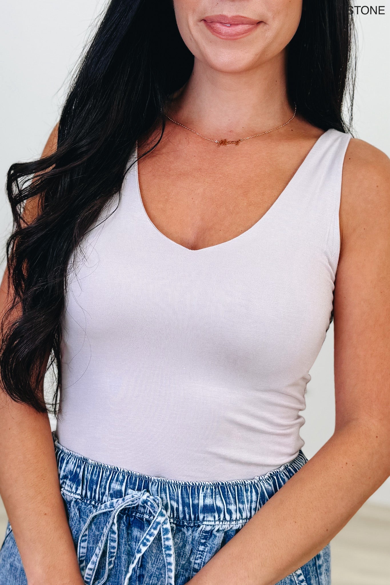 Soft & Stretchy V Neck Tank Top - 7 Colors!