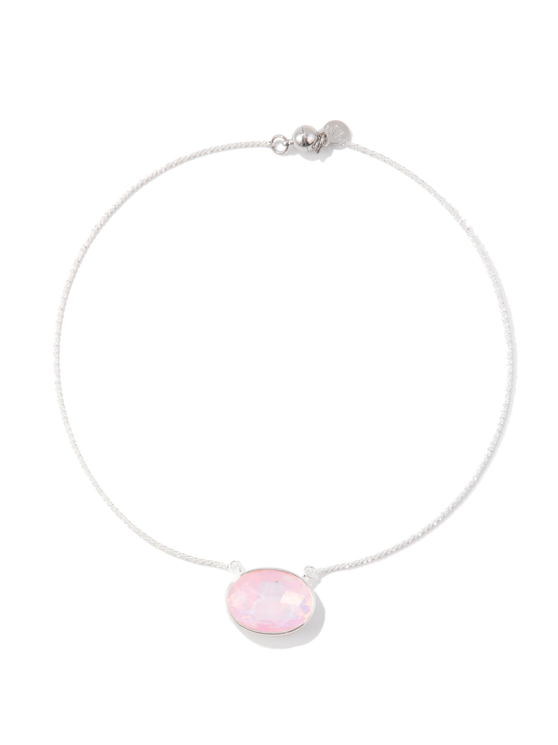 Clearwater Necklace - Liquid Metallic Pearl White Pink