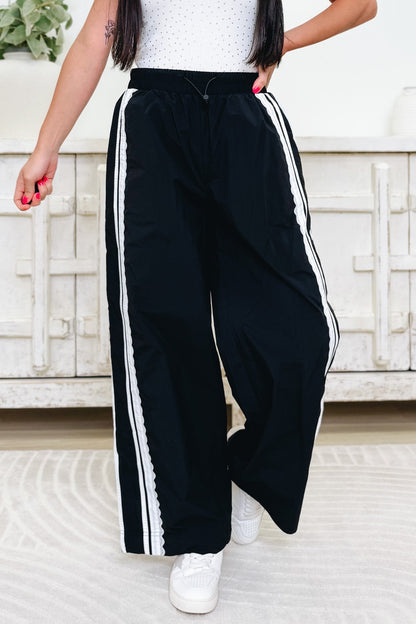 Side To Side Pants - Black Off White