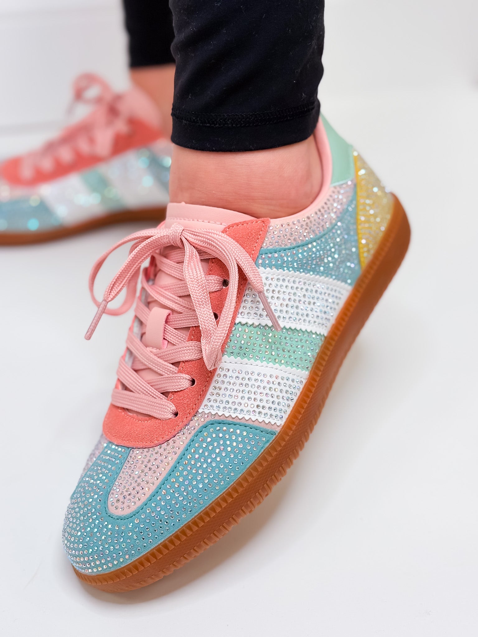 The Lennon Sneakers - Green Multi