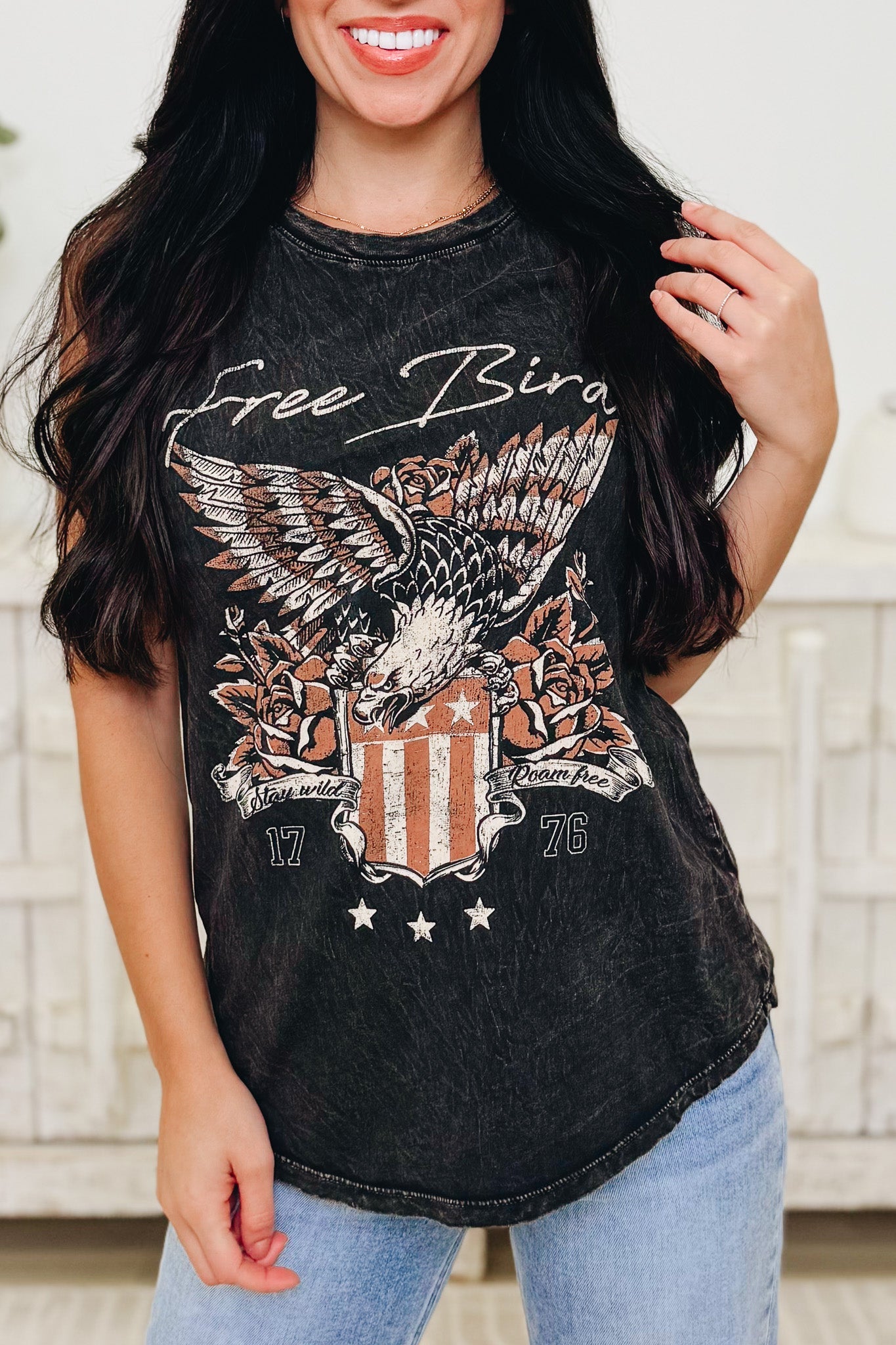 Free Bird Graphic Tank Top - 3 Colors!