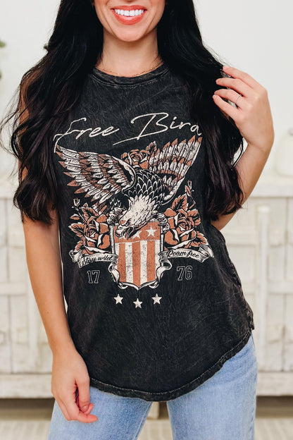 Free Bird Graphic Tank Top - 3 Colors!