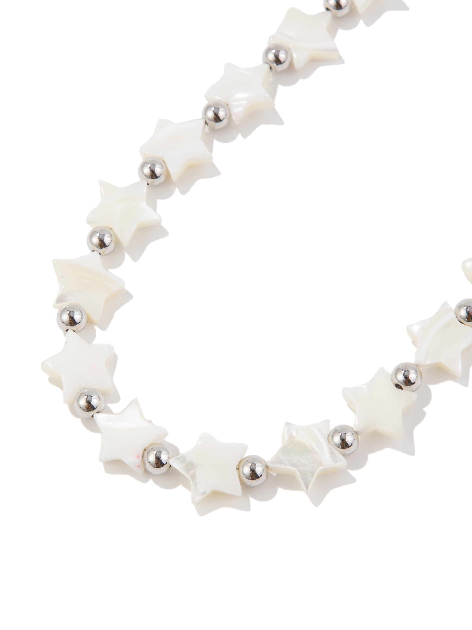 White Star Necklace - White
