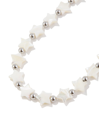White Star Necklace - White