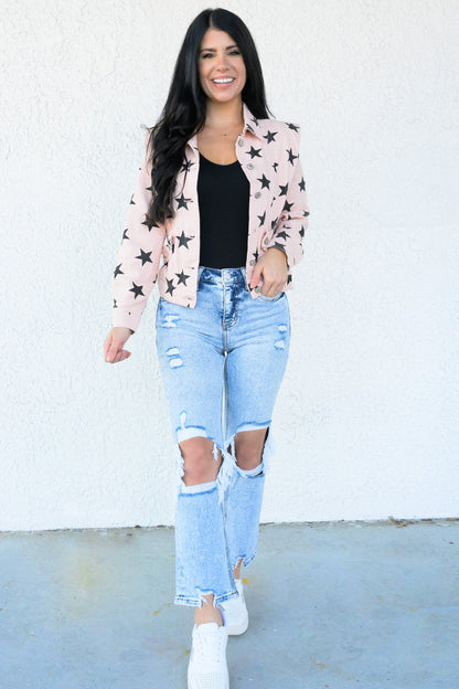 You Are Holy By Lovervet - High Rise Crop Straight Jeans