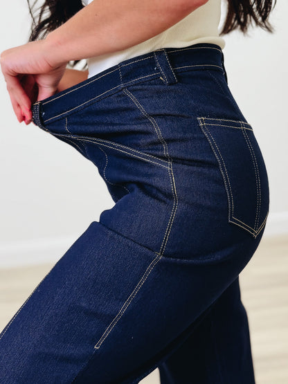 City Cool Wide Leg Jeans - Denim