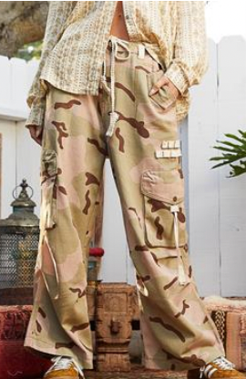 Mission Mode Camo Pants - Beige Camo