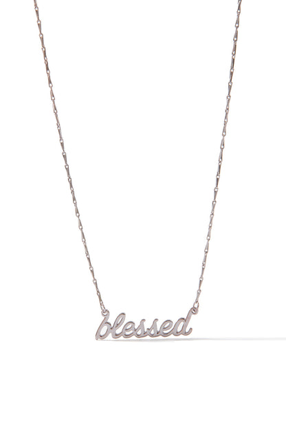 Written In My Heart Necklace Blessed