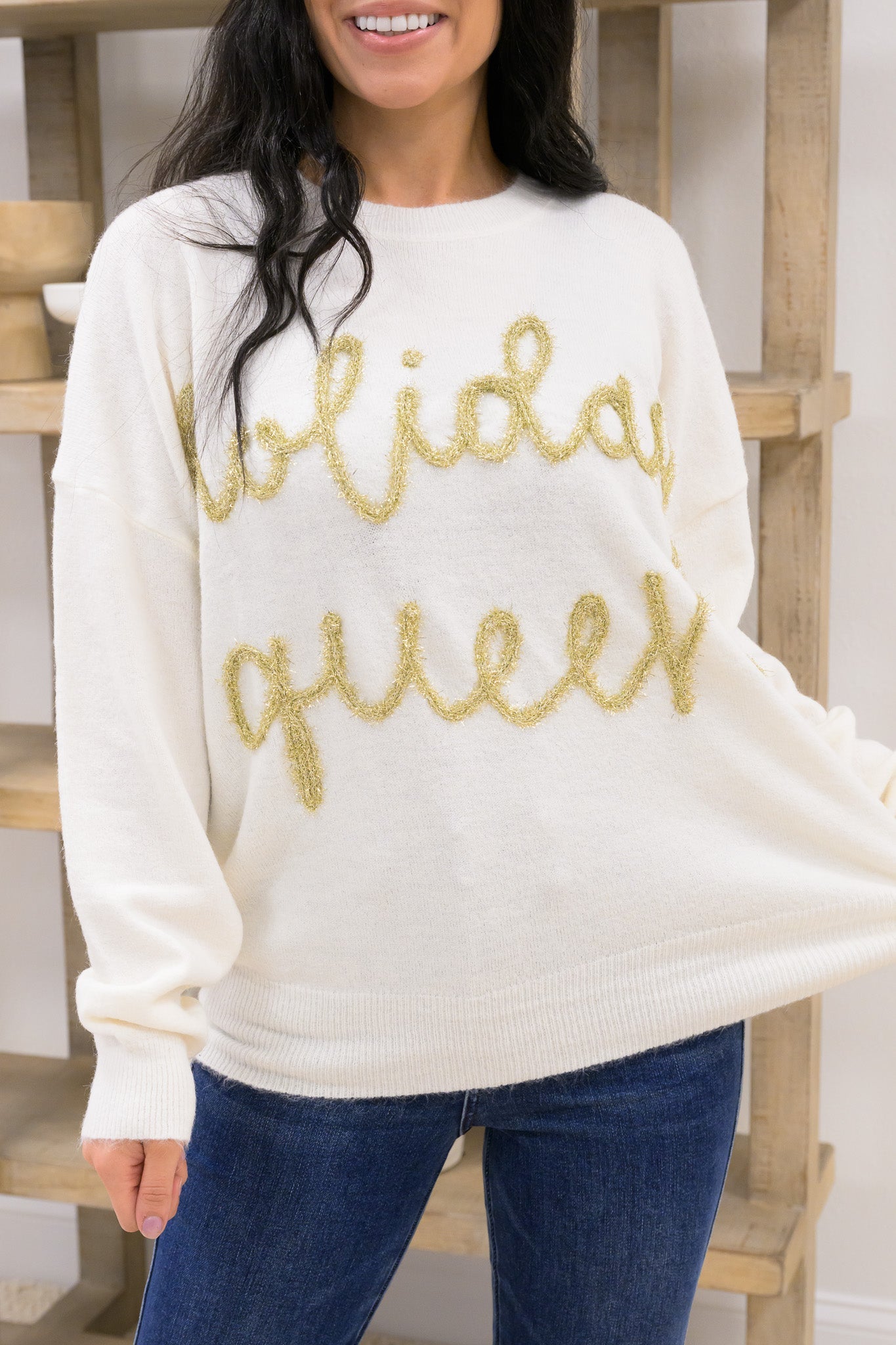 Holiday Queen Sweater Top
