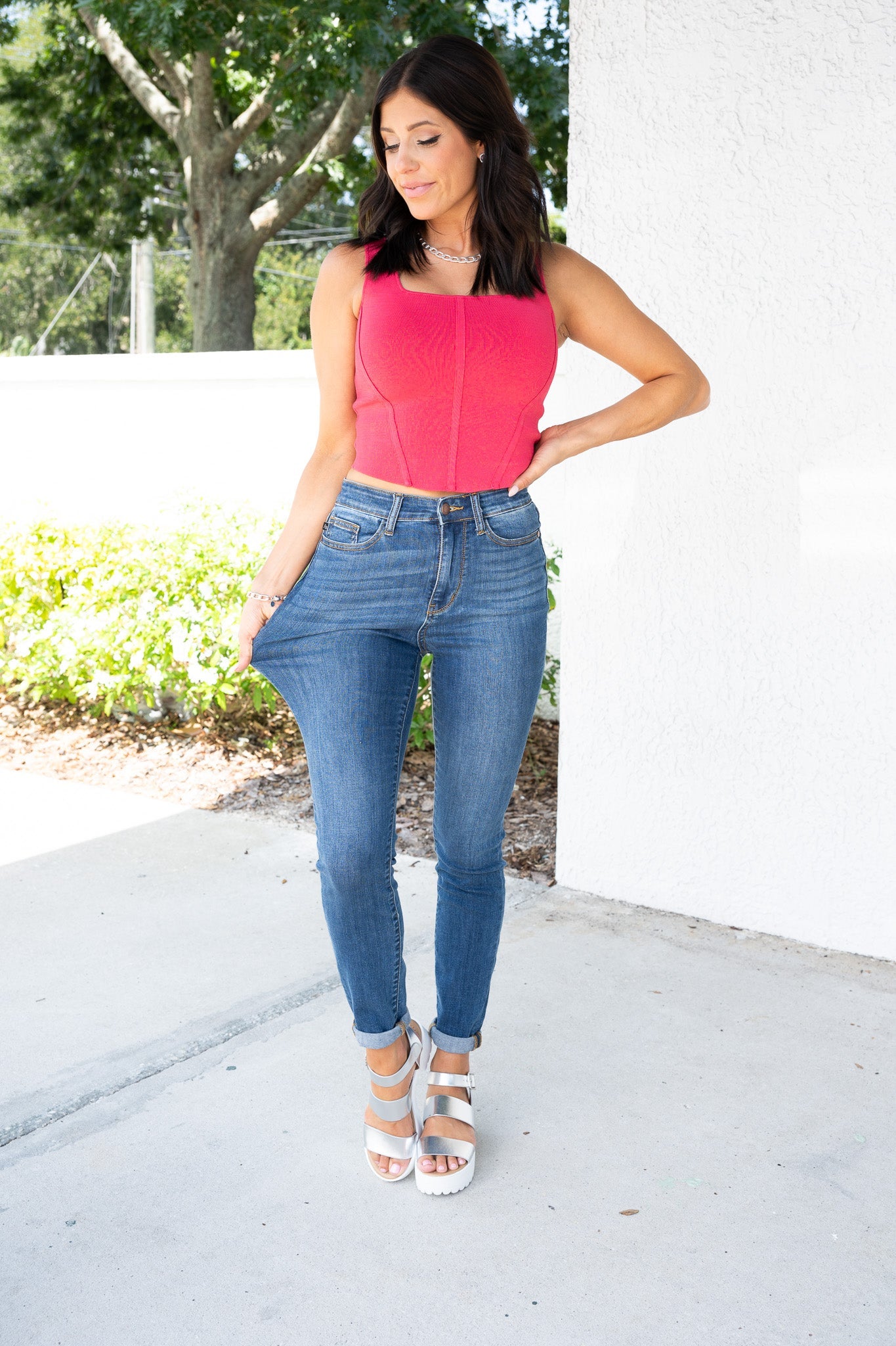 Judy Blue Miss Independent High Rise Skinny Jeans