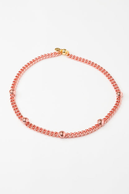 Paraiso Beach Necklace - Metallic Flamingo