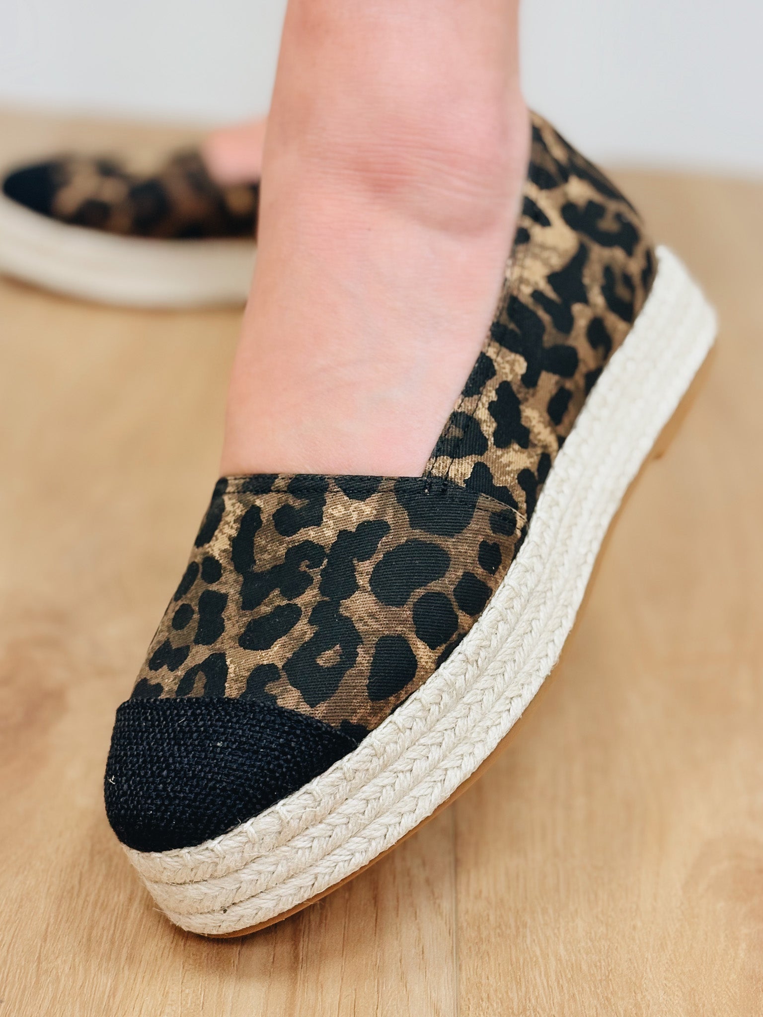 The Tulum Vacation Platform Shoe - Leopard