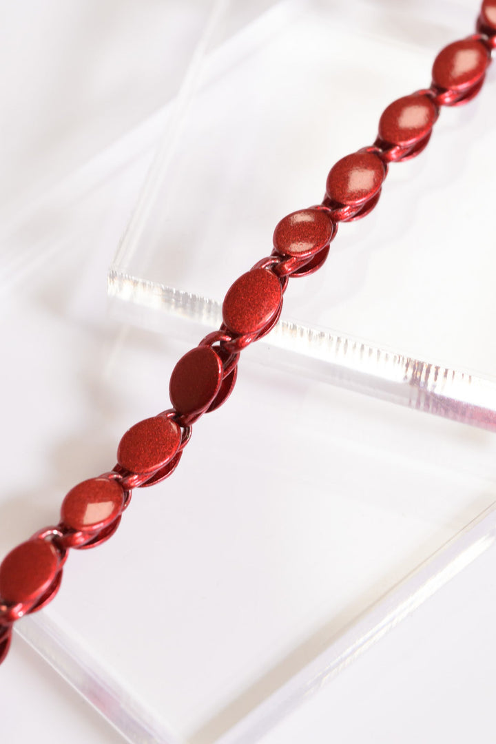 Penelope Bracelet - Metallic Merlot