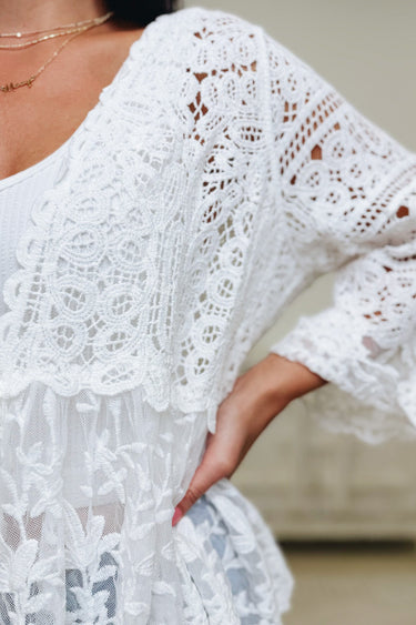 Sugar & Sheer Love Lace Cardigan