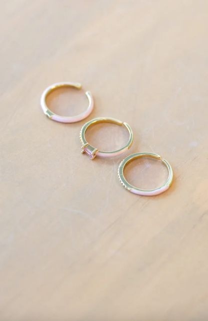 Cyndi Ring Set Of 3 - Multiple Colors!