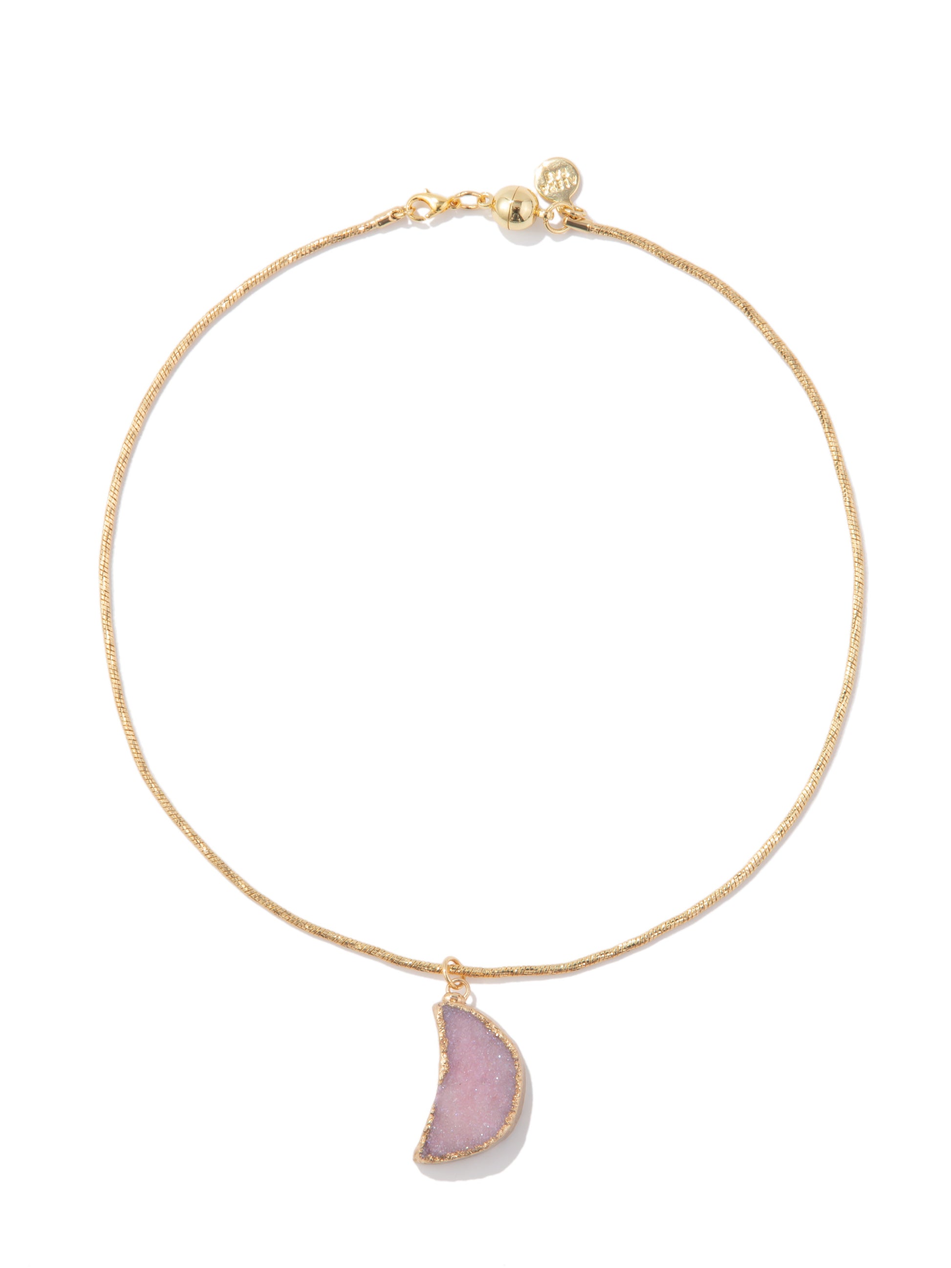 Anabella Necklace - Gold Pink Moon