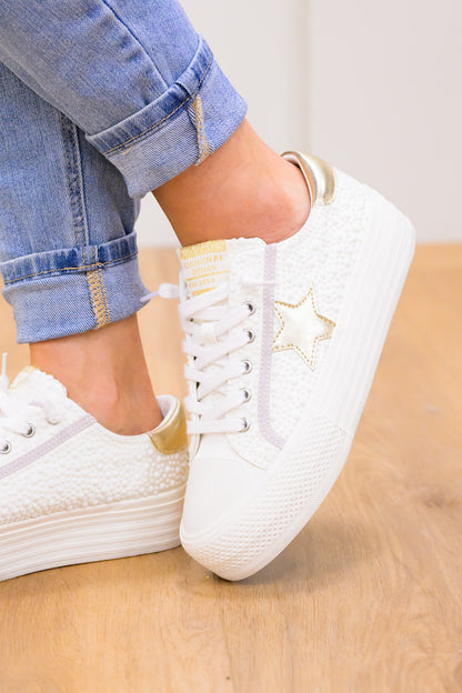 Vintage Havana Amaze Platform Sneakers - Pearl Multi