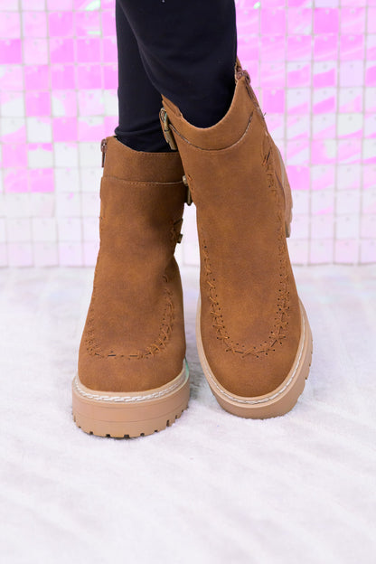 MIA Toula Boots - Cognac Amber