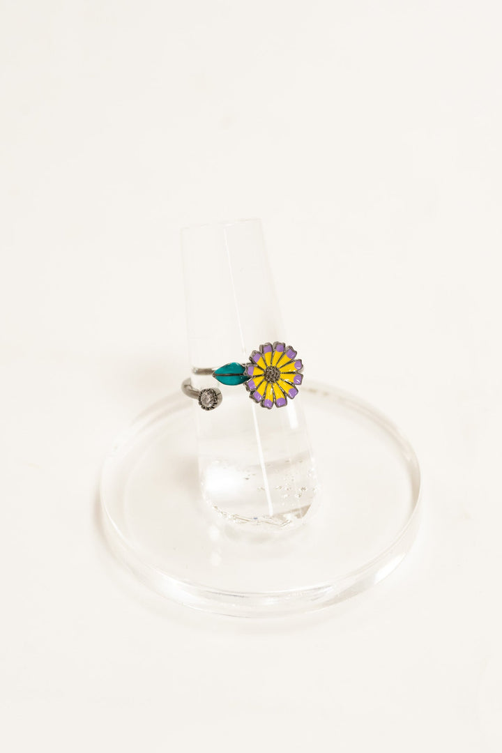 Bloom Ring - Gunmetal