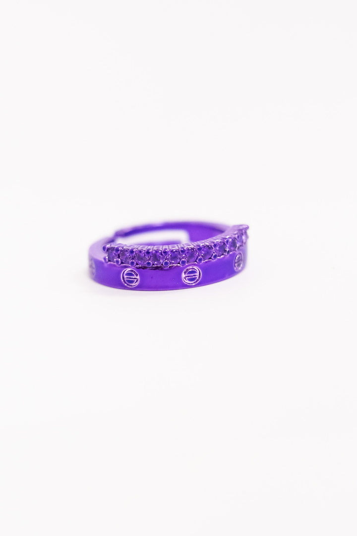 Cart This Ring - Neon Electric Purple
